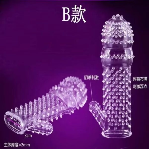 CONDON DE SILICONA TRANSPARENTE CON PUAS MULTIFORMA - Imagen 7