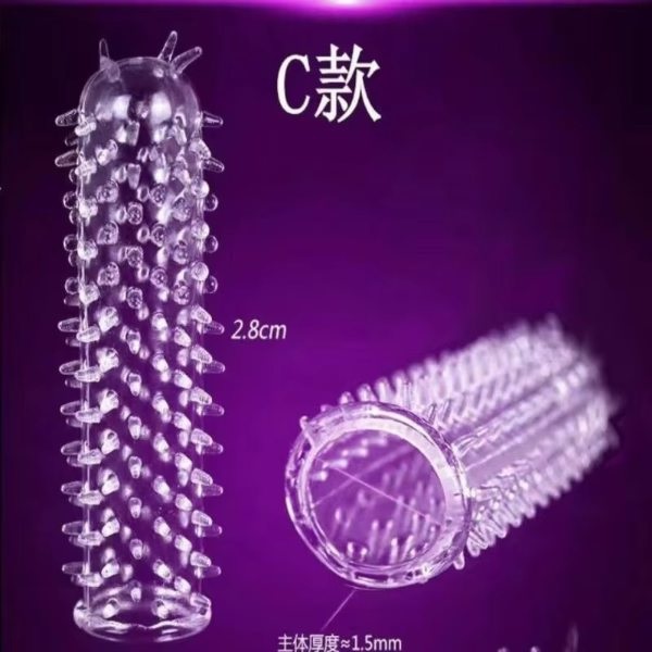 CONDON DE SILICONA TRANSPARENTE CON PUAS MULTIFORMA - Imagen 6