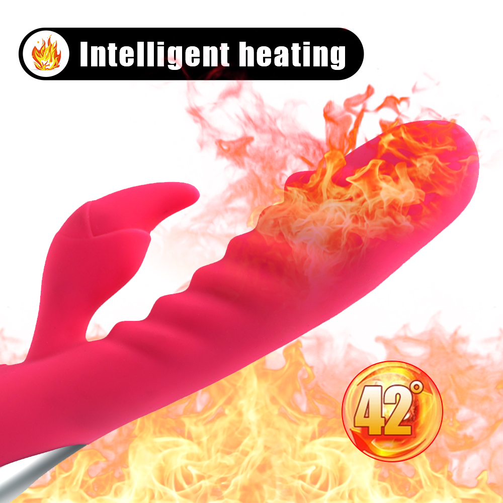 VIBRADOR CALEFACTABLE DE DOBLE ESTÍMULO GSV-48 - Imagen 5