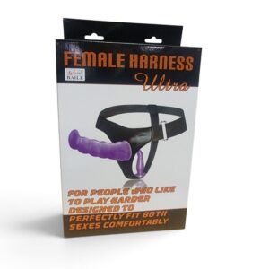 ARNES CON DILDO DOBLE PLACER AJUSTABEL 15CM (SO-07-A)