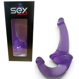 DILDO DOBLE PLACER DE SILICON 15CM (RD-51)