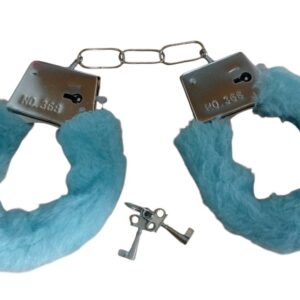 PAR DE ESPOSAS JUEGO EROTICO AZUL BK-30